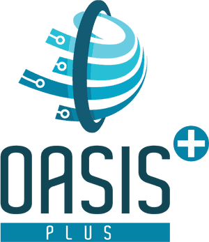 Oasis Plus Logo PNG image with transparent background