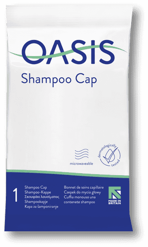 Oasis Shampoo Cap Product Packaging PNG image with transparent background