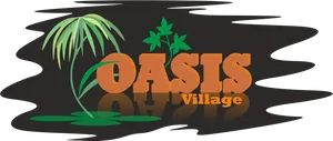 Oasis Village Graphic Logo PNG Image