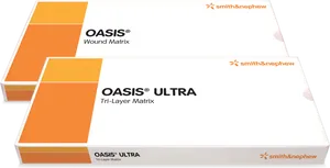 Oasis Wound Matrix Product Packaging PNG Image