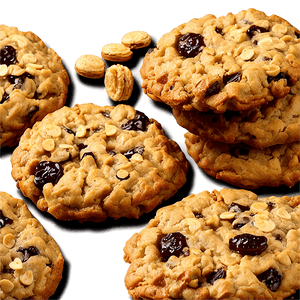 Oatmeal Raisin Cookies PNG uvk PNG image with transparent background