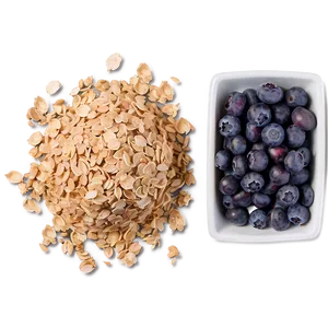 Oats With Blueberries Png Tmf80 PNG Image