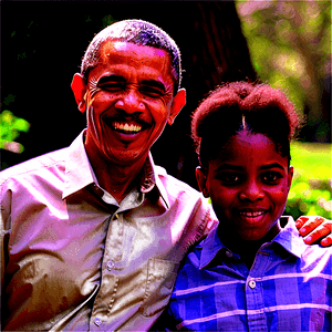 Obama Family PNG vlw75 PNG