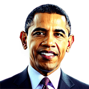 Obama Portrait PNG akl PNG