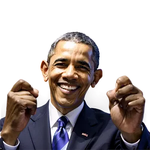 Obama Smiling Png Nyu PNG Image