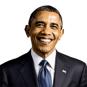Obama Smiling PNG oif37 PNG