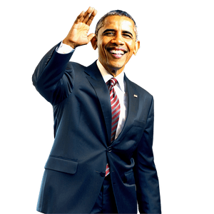 Obama Wave PNG 05242024 PNG
