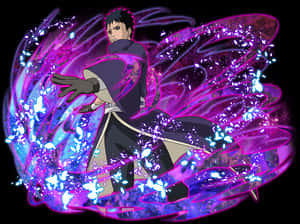 Obito Uchiha Power Display PNG image with transparent background