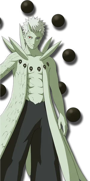 Obito Uchiha Transformed Anime Character PNG Image