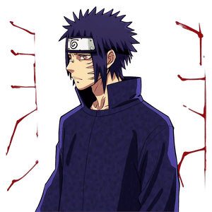 Obito Uchiha without Mask PNG glo PNG image with transparent background