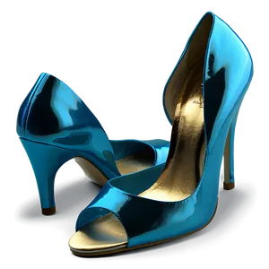 Ocean Blue Heels Png 35 PNG Image