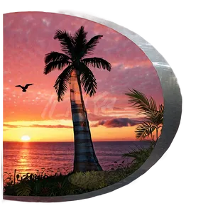 Ocean Sunset Memorial Png Isu PNG Image