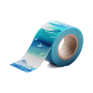 Ocean Washi Tape Aesthetic Png 32 PNG Image