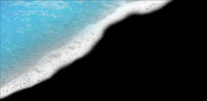 Ocean Wave Approaching Beach Aerial View.jpg PNG