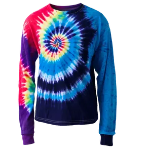 Ocean Wave Tie Dye T-shirt Png 06282024 PNG Image