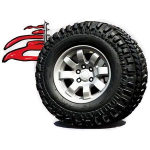 Off-road Car Wheel Png Ikn36 PNG Image