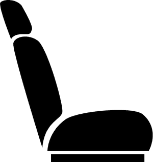 Centre Armrest Between Front Seats - Car Seat Icon Png, Transparent Png PNG image with transparent background