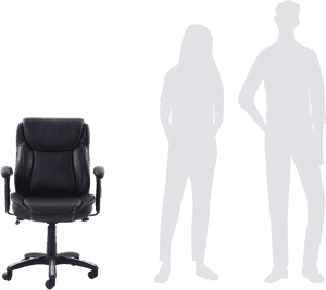 Transparent Person Sitting In Chair Png - Office Chair, Png Download PNG with transparent background