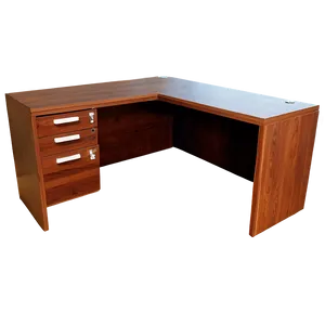 Office Desk With Hutch Png 06122024 PNG Image