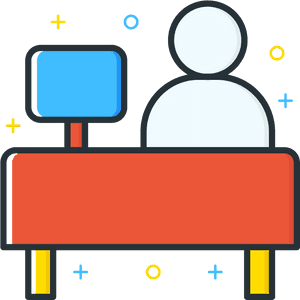 Front Office Icon PNG image with transparent background