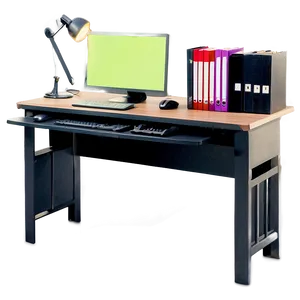 Office Workstation Desk Png 06262024 PNG Image