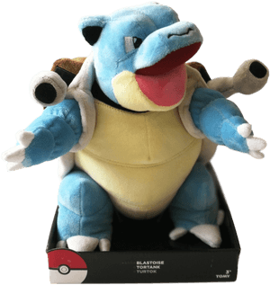 Official Pokemon Large Blastoise Plush Png Blastoise - Stuffed Toy, Transparent Png PNG image with transparent background