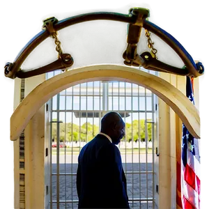 Official White House Entrance Png Eim PNG Image