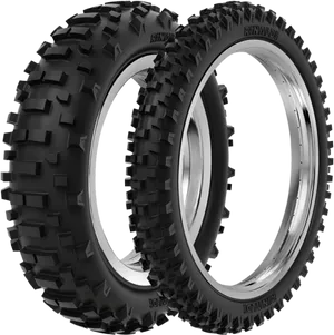 Offroad Motorcycle Tires Clipart PNG Image