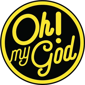 Oh My God Expression Graphic PNG Image