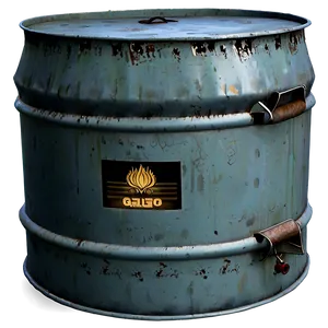 Oil Drum Style Gas Can Png Dob65 PNG Image