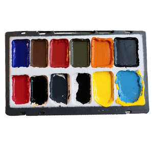 Oil Paint Palette PNG 6 PNG
