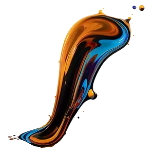 Oil Splash Effect Png 06282024 PNG Image