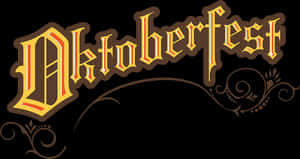 Oktoberfest Celebration Logo PNG image with transparent background