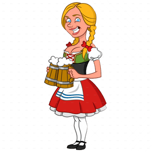 Oktoberfest Girl Clipart, HD Png Download PNG image with transparent background