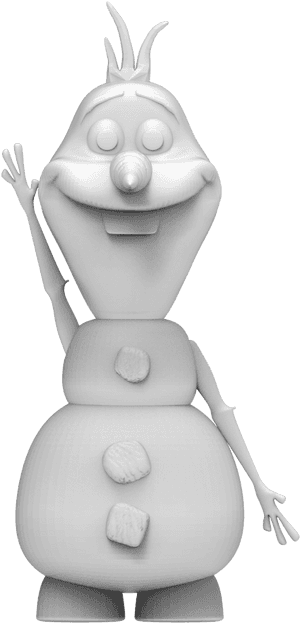 3d Printed Olaf, HD Png Download PNG image with transparent background