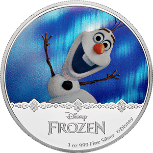 2016 $2 Disney Frozen Silver Coin Magic, HD Png Download PNG image with transparent background