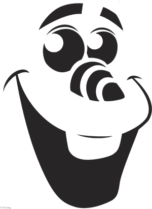 27 Images Of Frozen Pumpkin Carving Template - Olaf Pumpkin Stencil Printable, HD Png Download PNG image with transparent background