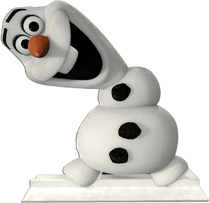 Olaf Standee - Cartoon, HD Png Download PNG image with transparent background