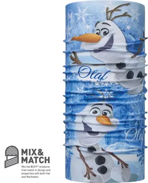 Olaf Themed Neckwear Product PNG Image