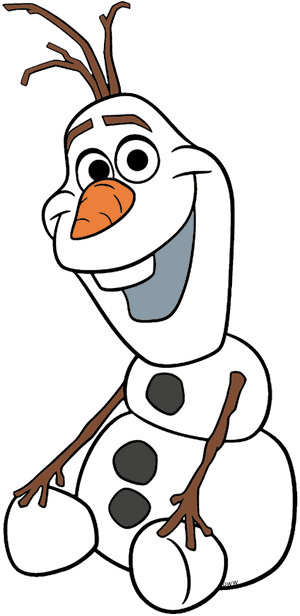 Olaf Clipart Black And White, HD Png Download PNG image with transparent background