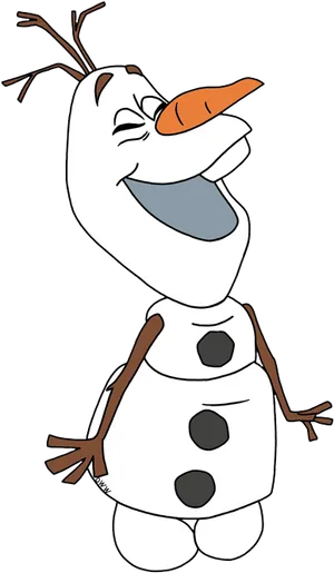 Olafthe Snowman Frozen PNG Image