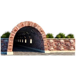 Old Brick Tunnel Png 06242024 PNG Image