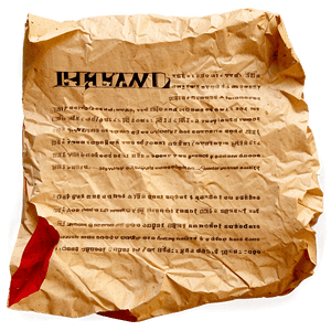 Old Crumpled Paper PNG 83 PNG image with transparent background