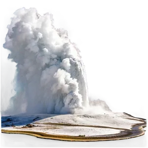 Old Faithful Geyser Yellowstone Png Tjh16 PNG Image