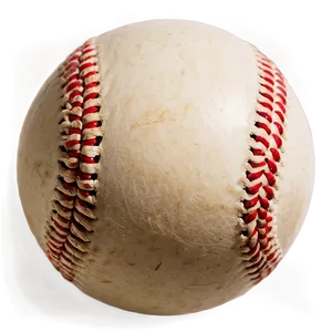 Old-fashioned Baseball Png 06282024 PNG Image