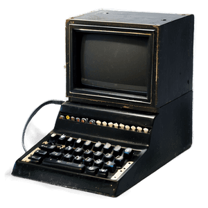 Old-Fashioned Computer PNG cyt PNG