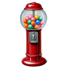 Old-fashioned Gumball Machine Png Uxa PNG Image