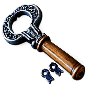 Old-Fashioned Keys PNG 05242024 PNG image with transparent background