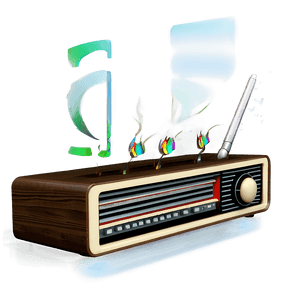 Old-Fashioned Radio PNG qwc PNG