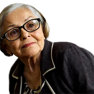 Old Lady With Glasses Png Igw98 PNG Image